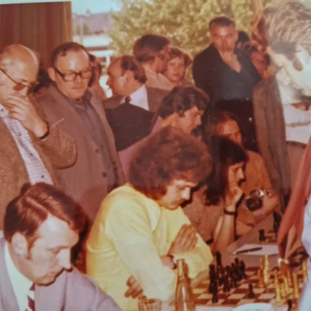1973 Boris Spassky Simultan Schachfreunde Frankfurt 1921