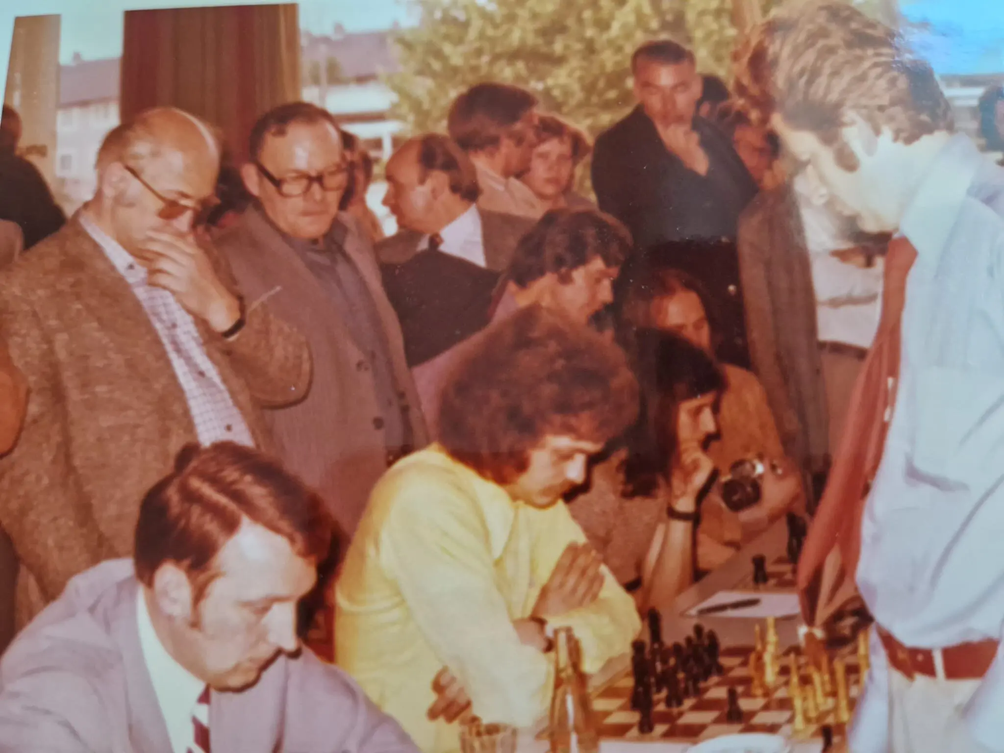 1973 Boris Spassky Simultan Schachfreunde Frankfurt 1921