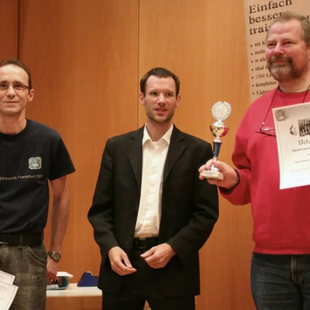 H.-P. Roggensack - Vereinsmeister 2013 der Schachfreunde Frankfurt e.V.