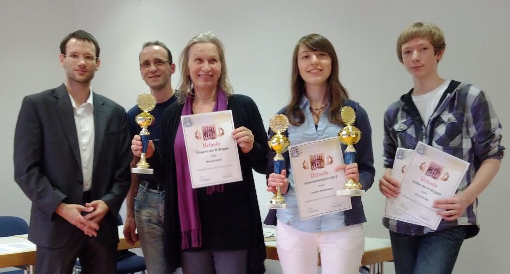 Jasmin Breitwieser ist Vereinsmeisterin 2012 — Schachfreunde Frankfurt 1921 e.V.